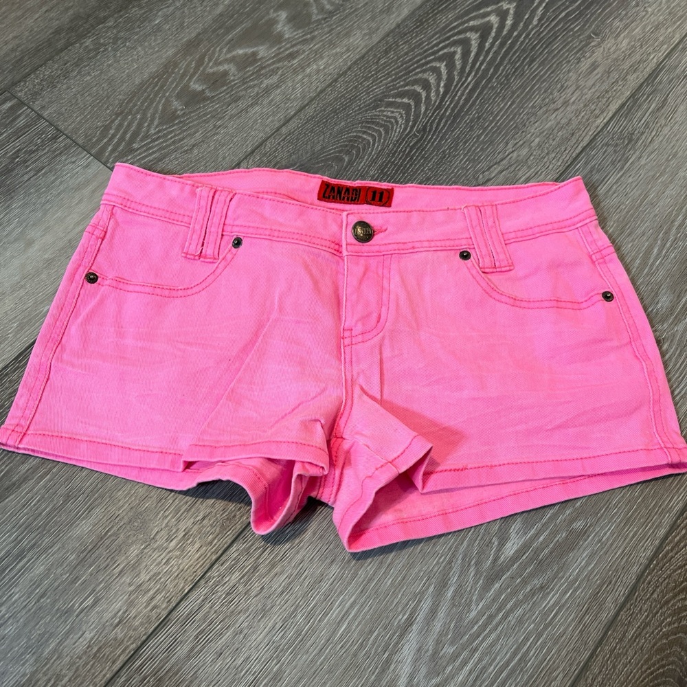 Zanadi Hot Pink Jean Shorts